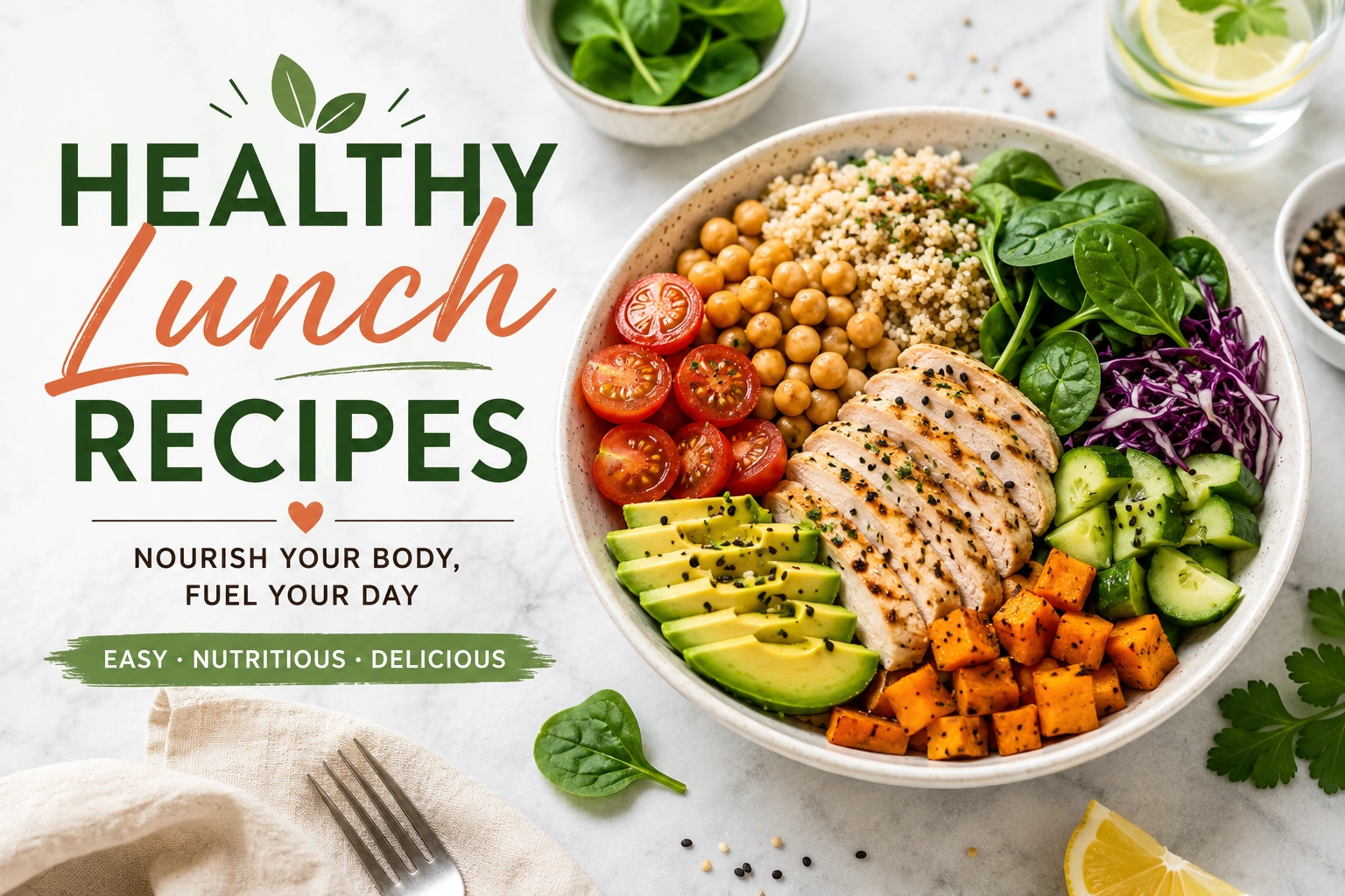 Healthy Lunch Recipes with easy and nutritious lunch ideas
